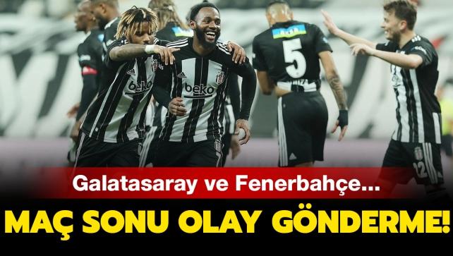 Beşiktaş'tan Galatasaray ve Fenerbahçe'ye olay gönderme! Beğeni yağmuruna tutuldu...