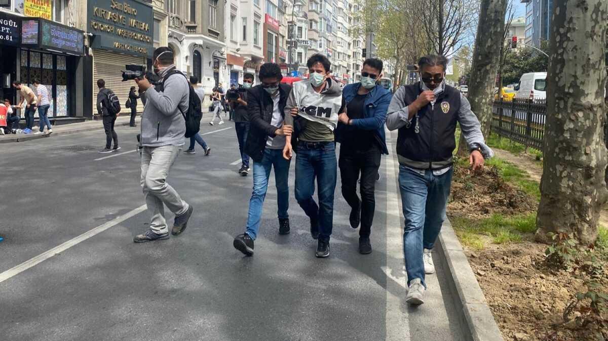 stanbul Valilii: Taksim'e kmaya alan toplam 212 kii gzaltna alnd
