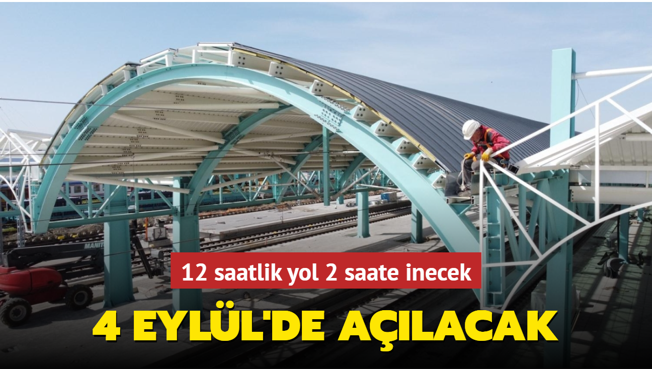 Ankara-Sivas Yksek Hzl Tren hatt 4 Eyll'de alacak