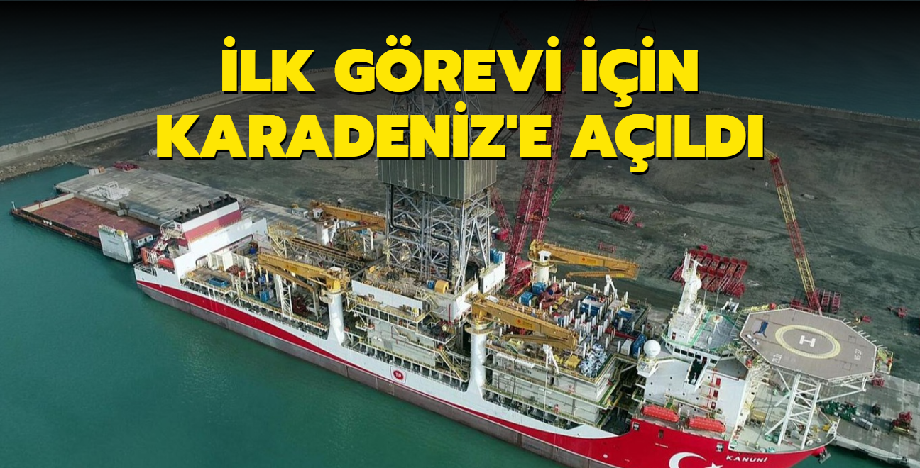 Bakan Dönmez: Kanuni Sondaj Gemimiz ilk görevi için Karadeniz'e açıldı