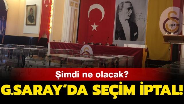 Son dakika haberi: Galatasaray'da bakanlk seimleri iptal edildi