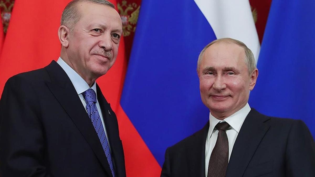 Son dakika haberi: Bakan Erdoan ile Putin grme gerekletirdi