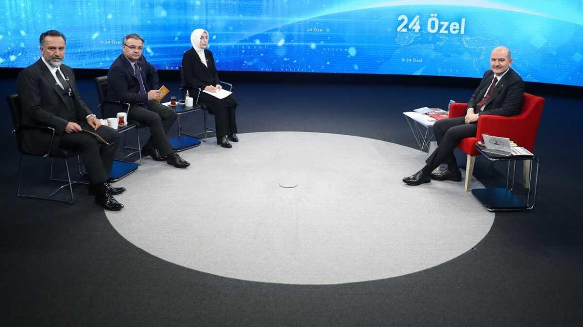 Tam kapanma 19 Mays'a uzayacak m" ileri Bakan Soylu 24 TV'de aklad