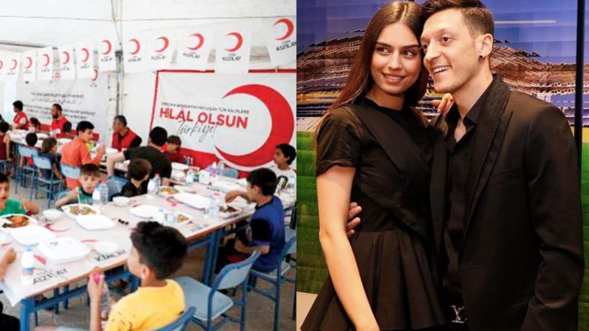 Mesut Özil, Suriyeli yetim çocukları 'mesut' etti
