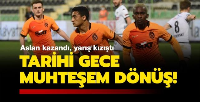Galatasaray, Denizli'den müthiş döndü: 1-4