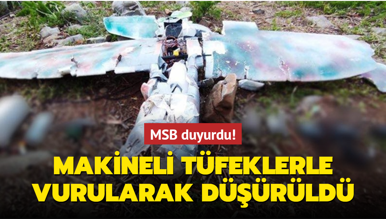 MSB: PKK'l terristler, maket uakla saldrmaya alt