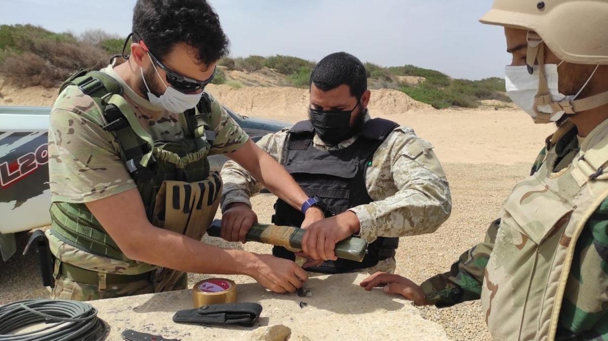 Milli Savunma Bakanl: Libya'da maynlar temizleniyor
