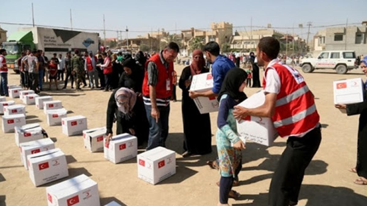 Türkiye'den Filistin'e yardım eli: 500 bin liralık malzeme gönderildi