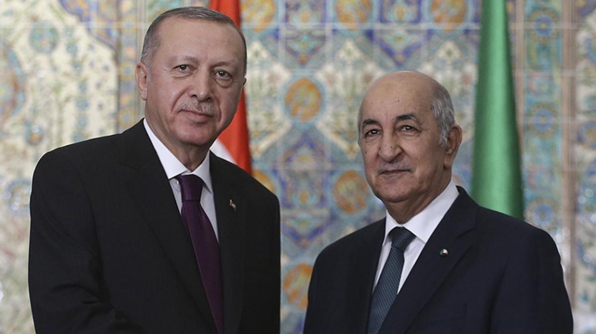 Son dakika haberi: Bakan Erdoan, Cezayir Cumhurbakan ile grt