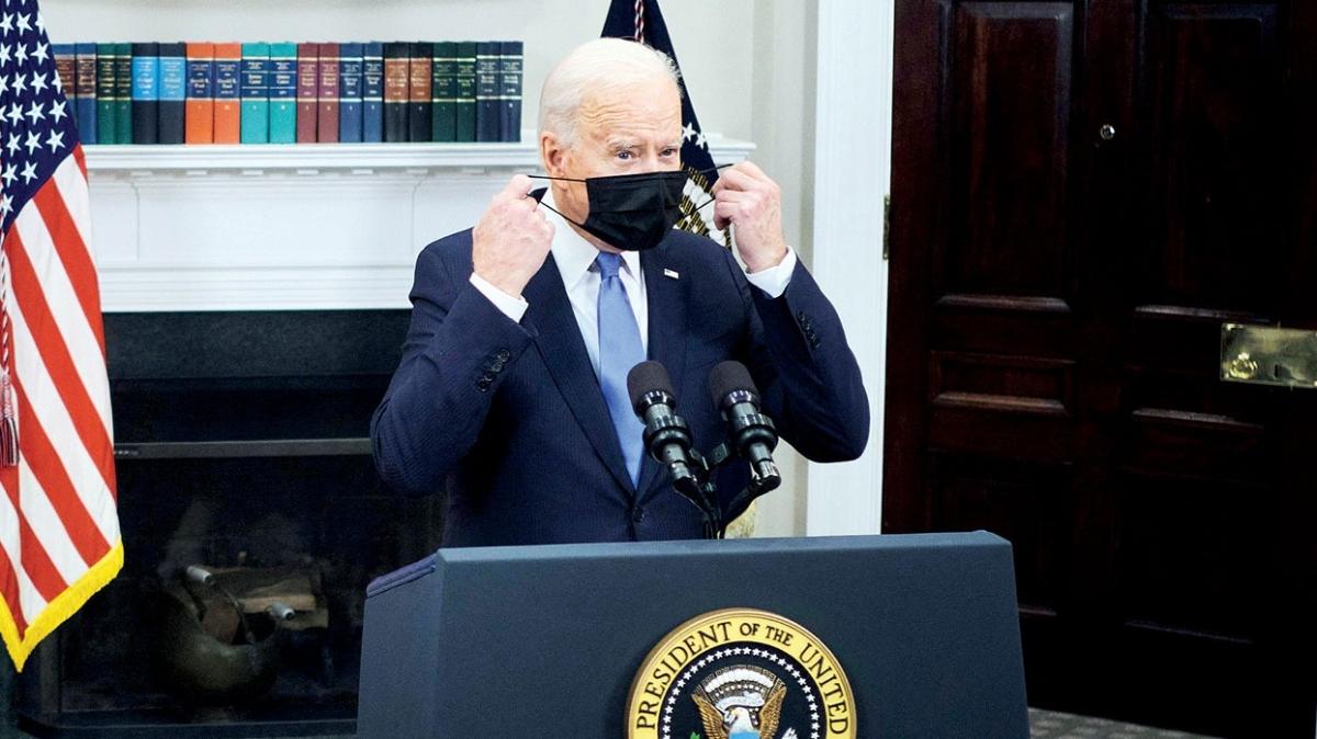 ABD Bakan Joe Biden'dan maske aklamas: A olan takmasn