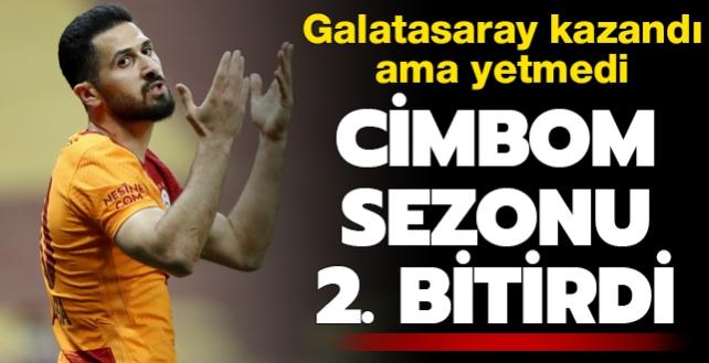 Galatasaray sahasnda Yeni Malatyaspor'u 3-1 malup etti ancak ligi 2. srada tamamlad