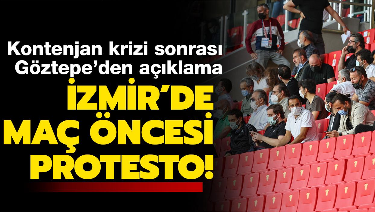 Gztepe-Beikta ma ncesi fla protesto: Kendi evimizde misafir konumuna dmek istemiyoruz!