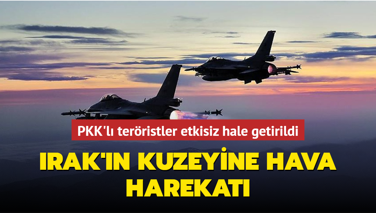 MSB duyurdu... Irak'n kuzeyinde 3 PKK'l terrist etkisiz hale getirildi