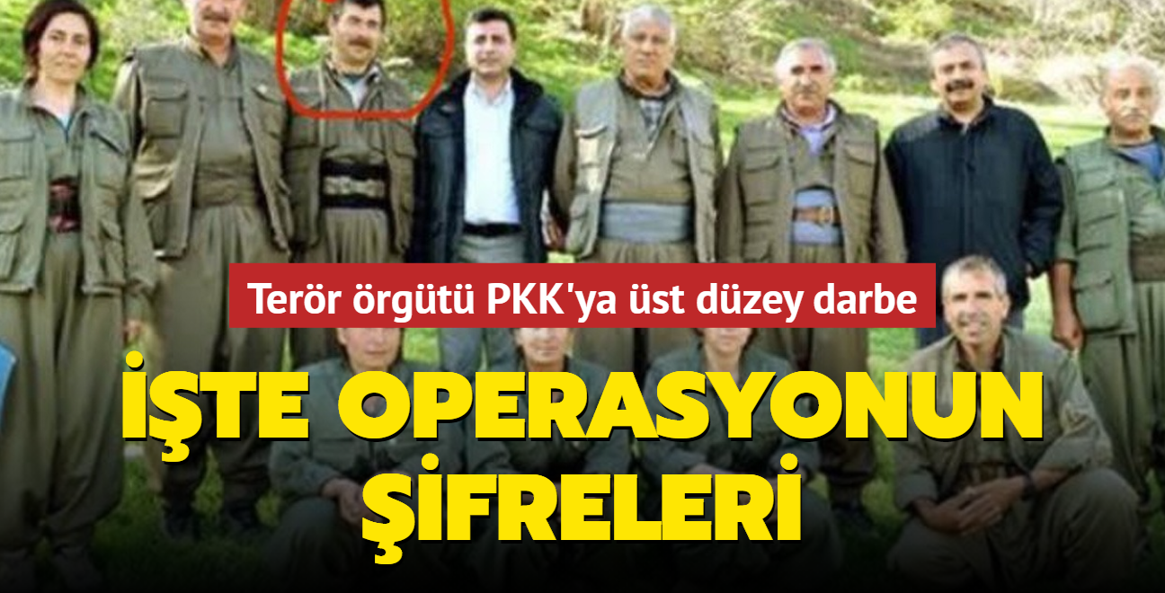 Terr rgt PKK'nn Suriye genel sorumlusunun etkisiz hale getirildii operasyonun ifreleri