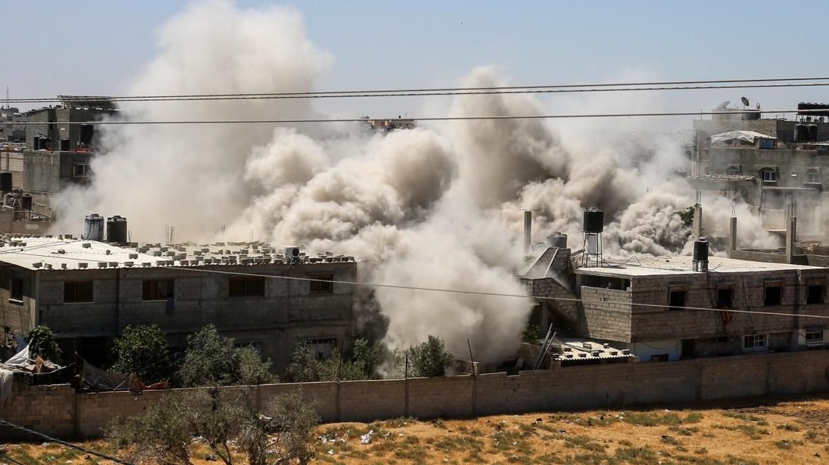 galci srail Gazze'de camiyi bombalad