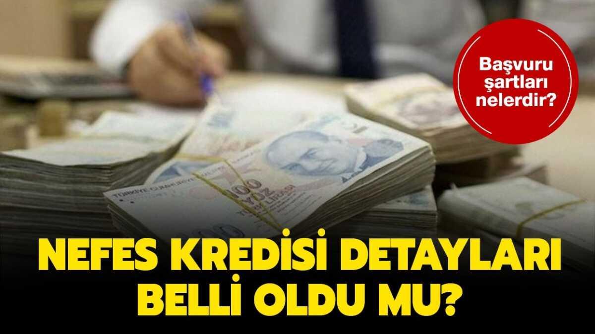 Nefes kredisi ne zaman, kimlere verilecek" 2021 Nefes kredisi bavuru artlar nelerdir" 