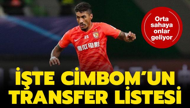 Galatasaray orta saha transferi iin listesini belirledi