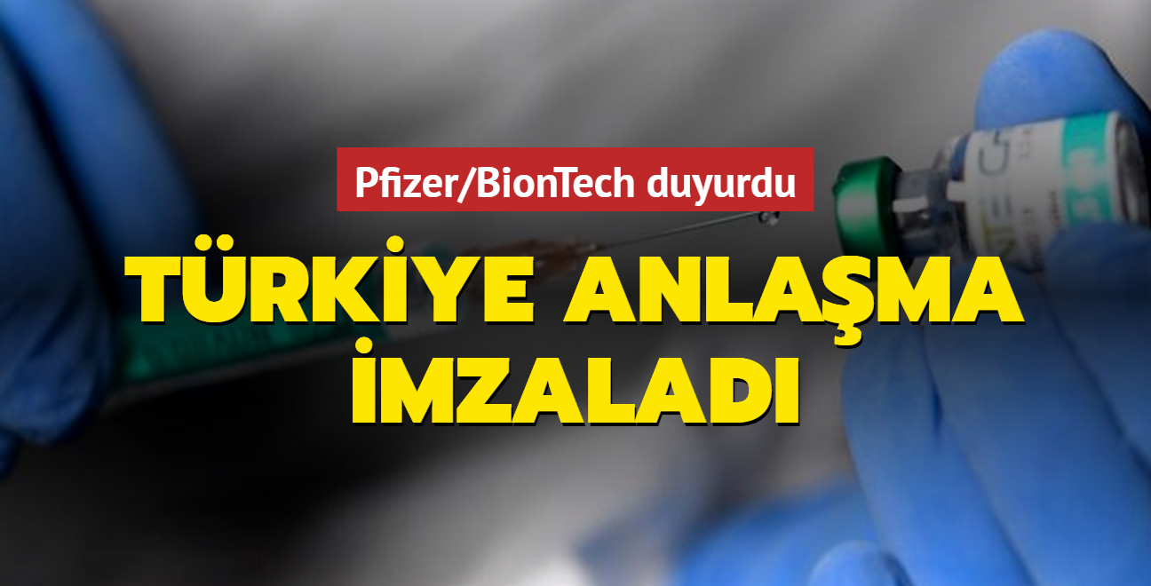 Pfizer/BionTech, Trkiye ile 60 milyon doz a salama konusunda anlat