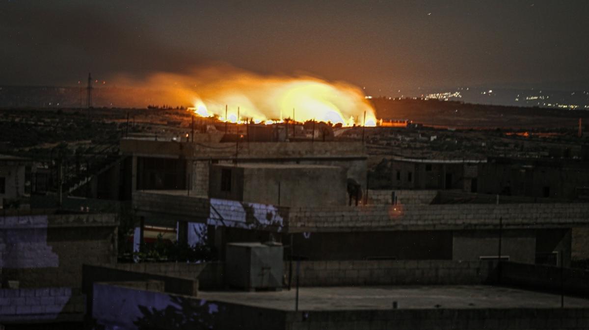 Esed rejimi tarlalar bombalayarak sivilleri a brakyor
