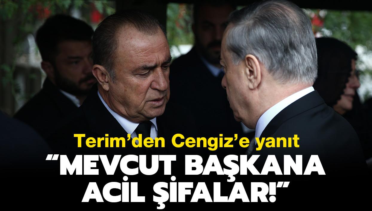 Son dakika Galatasaray haberleri... Fatih Terim'den Mustafa Cengiz'e yant: Mevcut bakana acil ifalar dilerim!