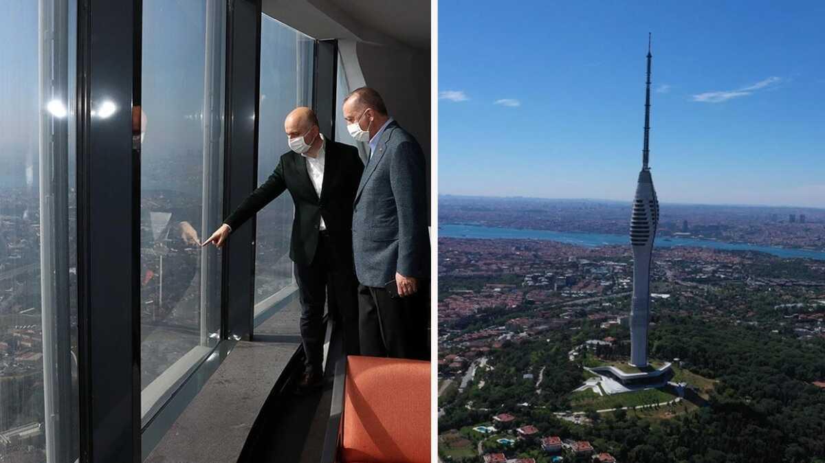 amlca Kulesi Bakan Erdoan'n katlmyla cumartesi gn alyor