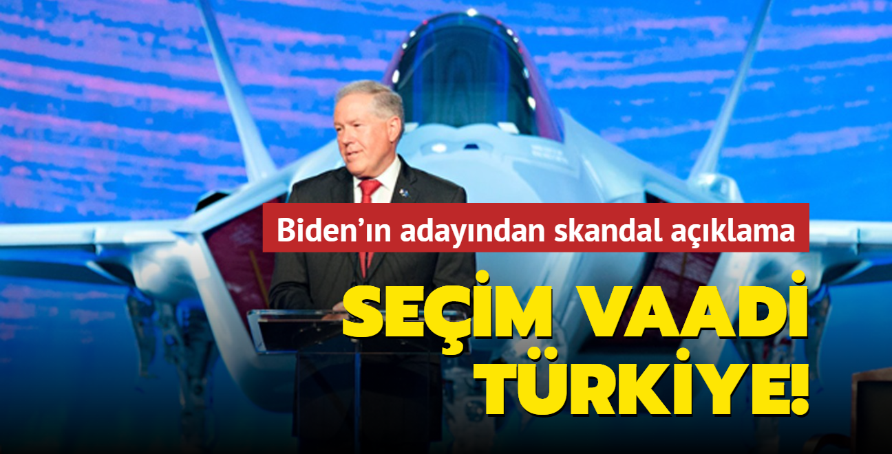 Yeni adayn seim vaadi Trkiye: F-35 faaliyetini durduracam
