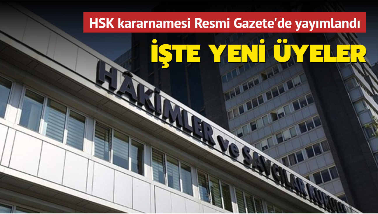 HSK kararnamesi Resmi Gazete'de yaymland