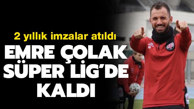 Son dakika transfer haberi: Hatayspor, Emre olak ile 2 yllk szleme imzalad