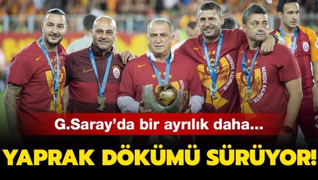 Son dakika Galatasaray haberleri... Sar-krmzllarda bir ayrlk daha