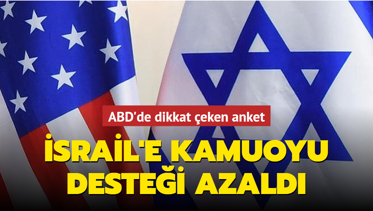 ABD'de dikkat eken anket... srail'e kamuoyu destei azald