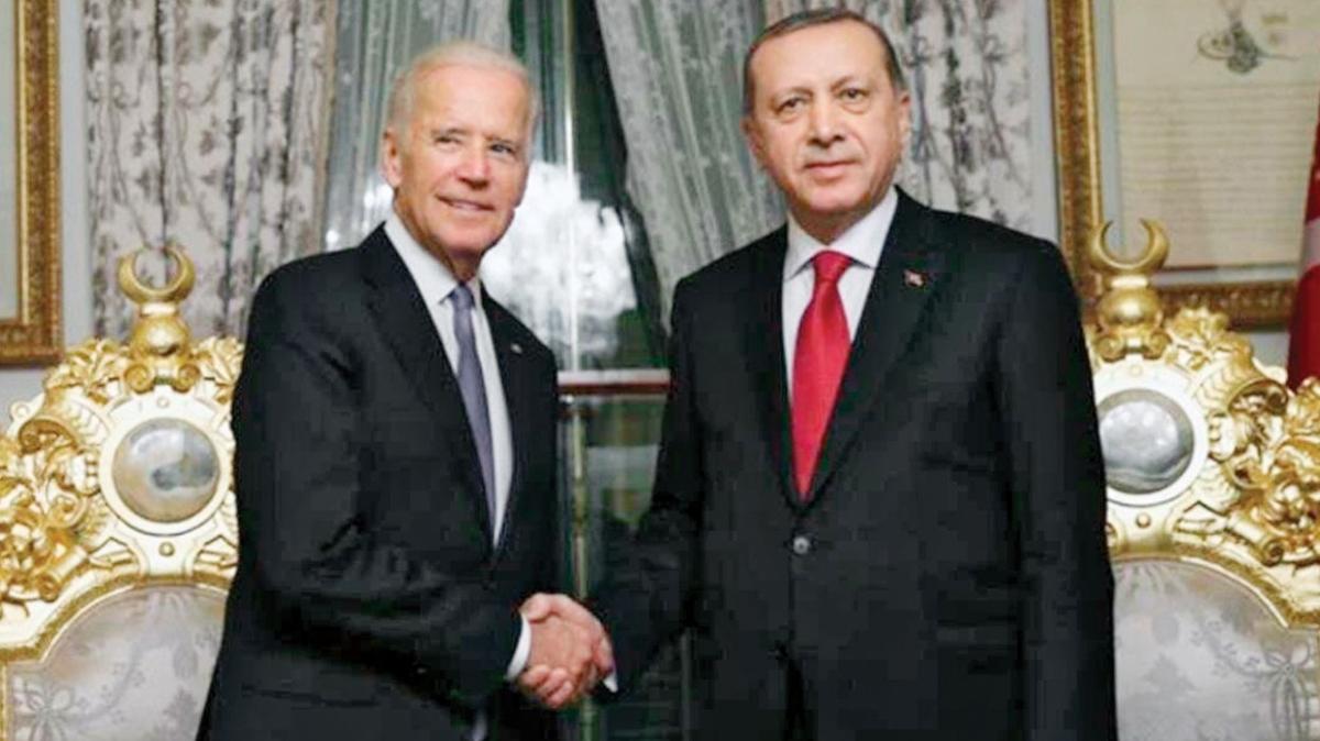  dnyasnn gz Erdoan-Biden grmesinde