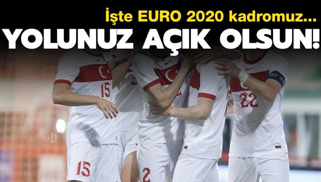 Trkiye'nin EURO 2020 kadrosu akland! te kadrodan karlan 4 futbolcu