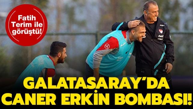 Galatasaray'da fla iddia! Caner Erkin Fatih Terim ile grt...
