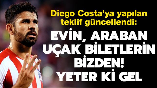 Son dakika transfer haberi: Beikta, Diego Costa'ya yapt teklifi gncelledi