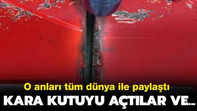 Kara kutunun i�inden ��kanlar� ilk kaz payla�t�lar!