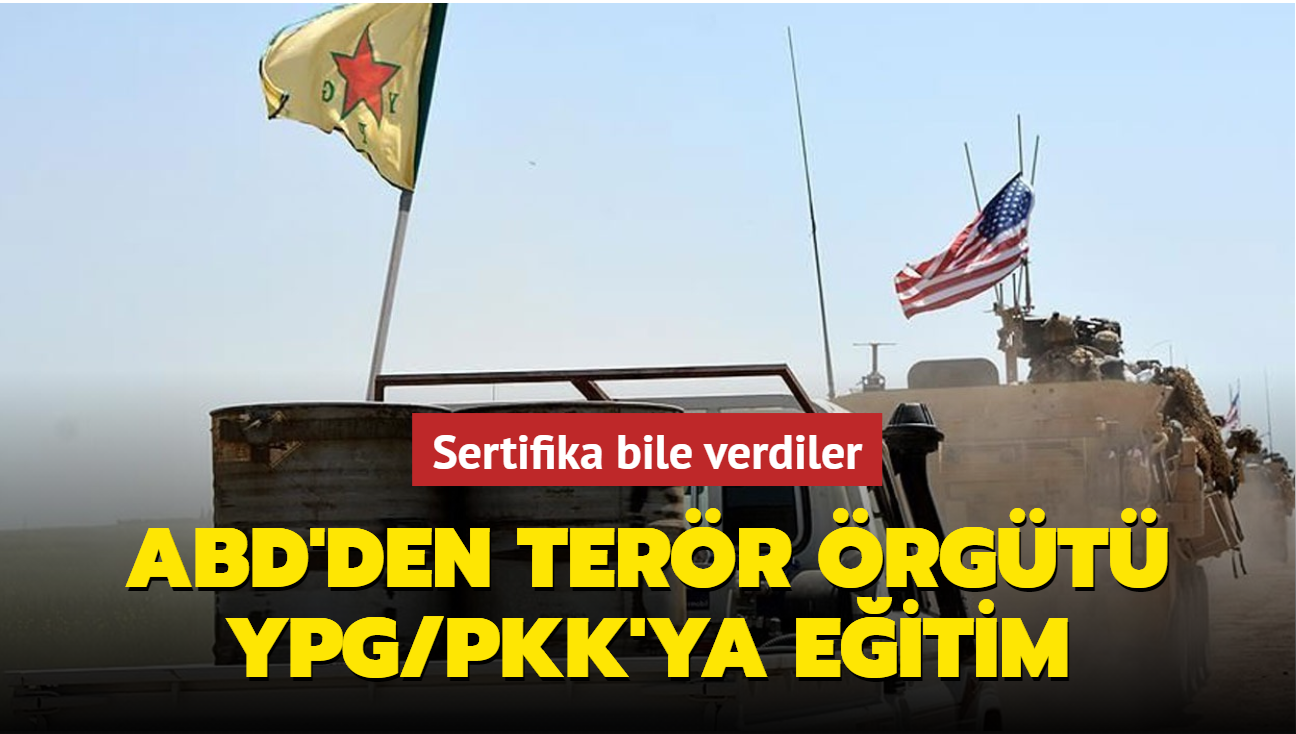 Sertifika bile verdiler: ABD'den terr rgt YPG/PKK'ya eitim