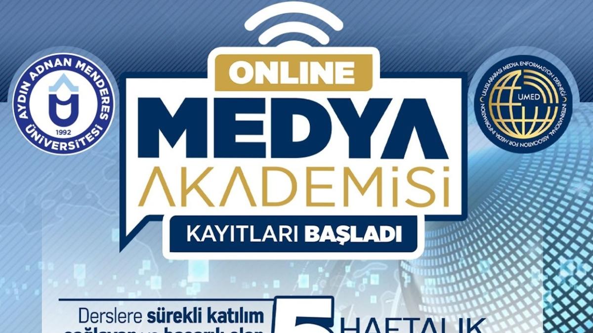 Aydn Adnan Menderes niversitesi'nde Online Medya Akademisi kaytlar balad