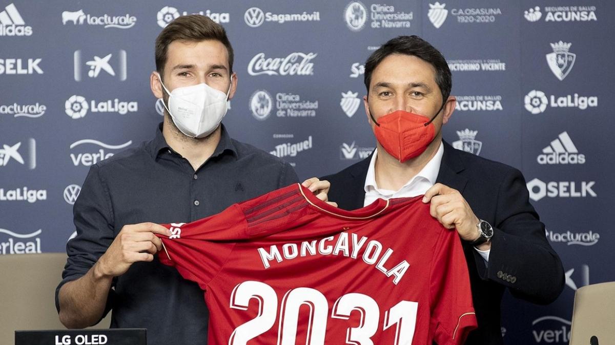 Osasuna, orta saha oyuncusu Jon Moncayola ile 10 yllk szleme imzalad