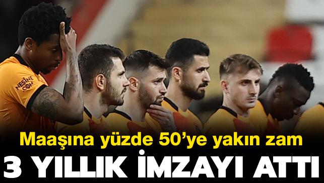 Galatasaray, mer Bayram ile 3 yllk yeni szleme imzalad