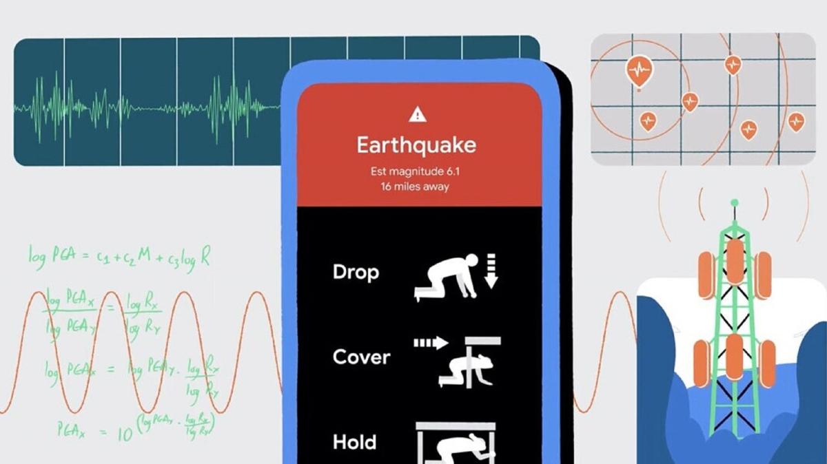 Android deprem uyar hizmetini Trkiye'de aacak