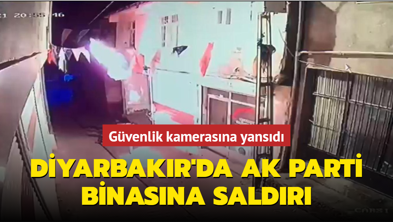 Diyarbakr'n Hani ilesinde AK Parti binasna saldr