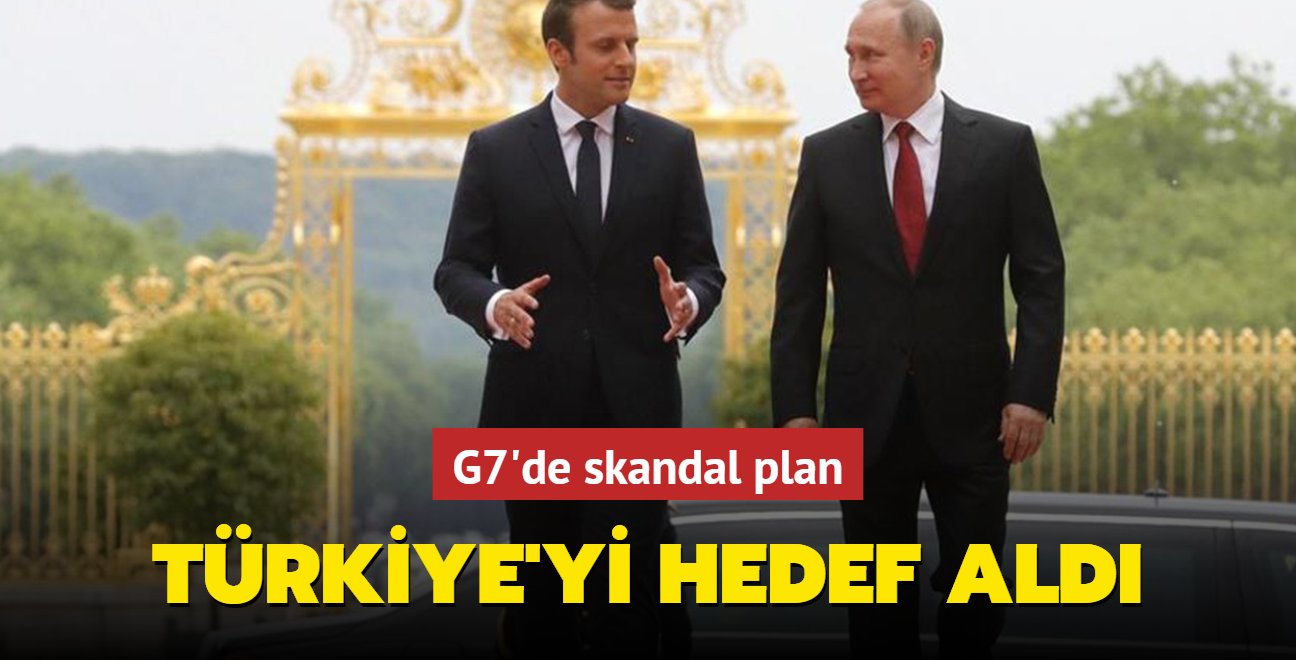 Macron G7 Zirvesi'nde Libya'daki Trkiye varln hedef ald