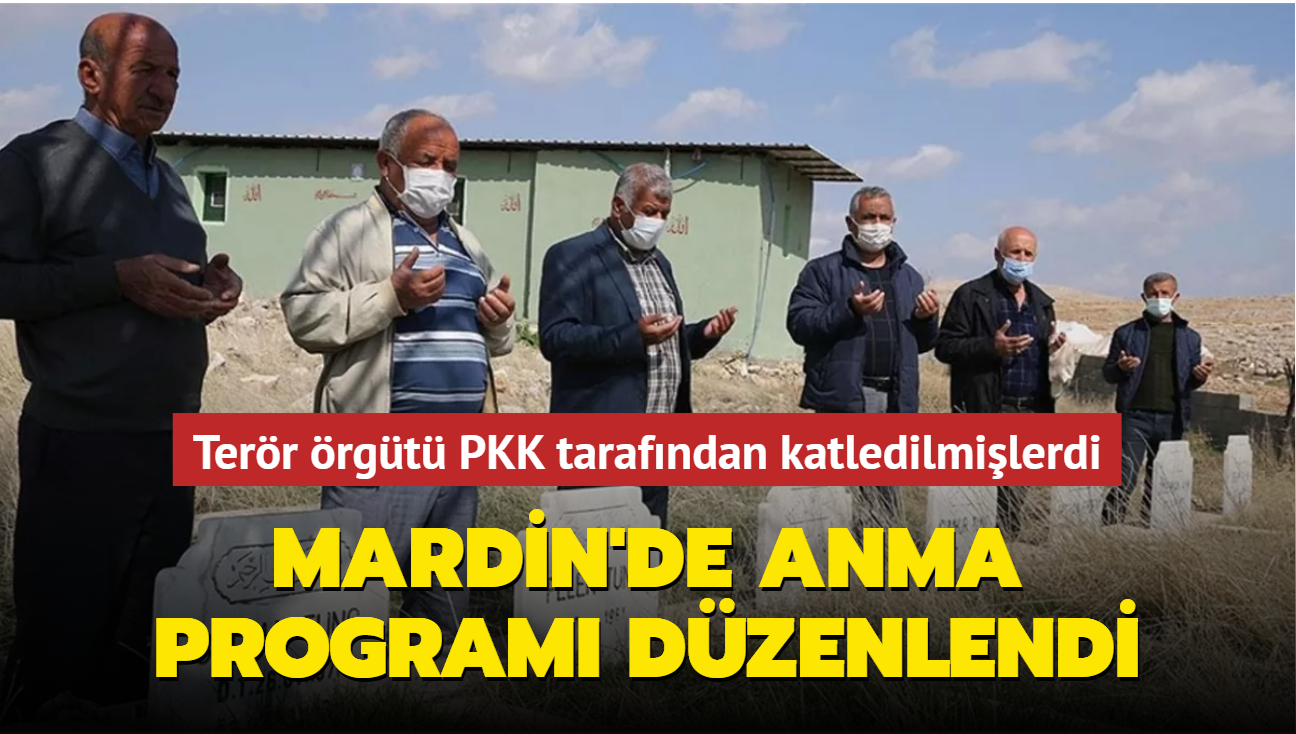 Terr rgt PKK tarafndan katledilmilerdi... Mardin'de anma program dzenlendi