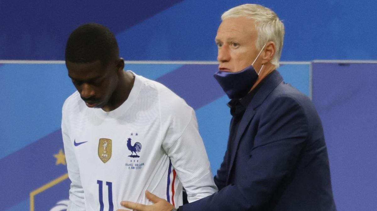 Dizinden sakatlanan Ousmane Dembele, EURO 2020'yi kapatt