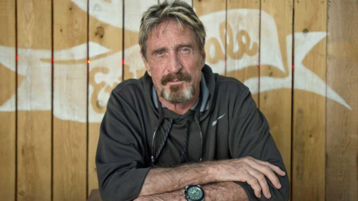 McAfee antivirs programnn kurucusundan kt haber... Hapishanede l bulundu
