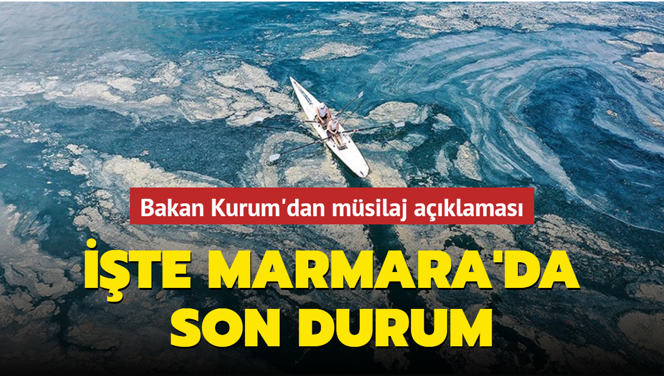 Son dakika haberi: Marmara Denizi'nden 406 metrekp msilaj temizlendi