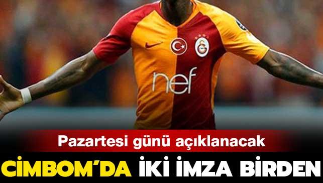 Galatasaray iki yldz pazartesi gn aklamay hedefliyor