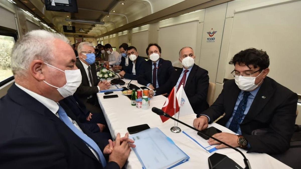 TCDD Genel Mdr Uygun, Ankara-Zonguldak hattndaki almalar inceledi