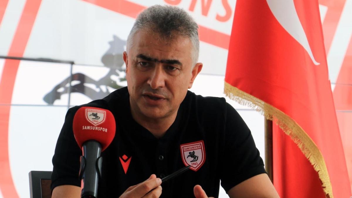Yılport Samsunspor Teknik Direktörü Mehmet Altıparmak'ın hedefi Süper Lig