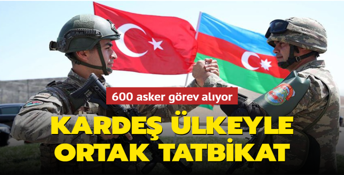 Karde lkeyle ortak "Mustafa Kemal Atatrk 2021" tatbikat balad